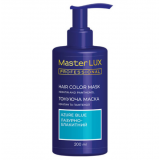 Тонуюча маска для волосся Лазурно-блакитний - Master LUX Hair Color Mask Blue 200 мл
