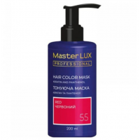 Тонуюча маска для волосся Червоний - Master LUX Hair Color Mask Red (55) 200 мл