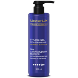 Гель для укладання волосся екстрасильна фіксація - Master LUX Styling Gel Extra Strong Hold 200 мл