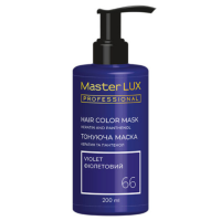 Тонуюча маска для волосся Фіолетовий - Master LUX Hair Color Mask Violet (66) 200 мл