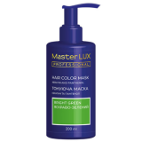 Тонуюча маска для волосся Яскраво зелений - Master LUX Hair Color Mask Bright Green 200 мл