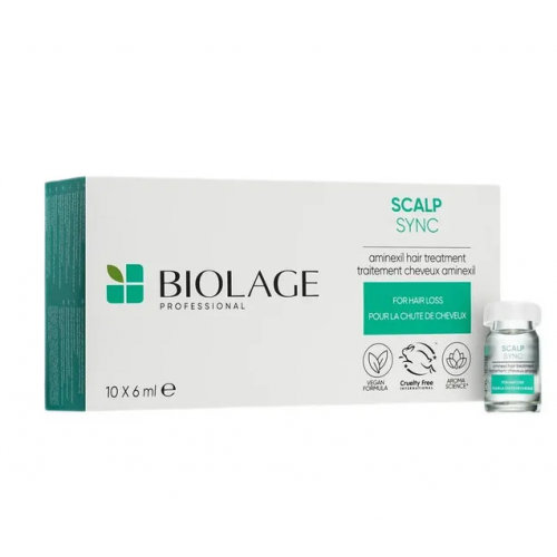 Засіб з амінексилом проти випадіння волосся - Biolage Professional Scalp Sync 10*6 мл