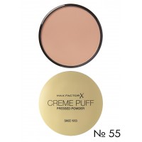 Max Factor Creme Puff Pressed Powder компактна пудра 55 абрикосовий