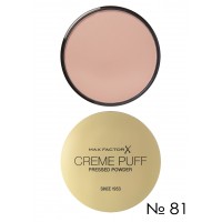 Max Factor Creme Puff Pressed Powder компактна пудра 81 світло-бежевий