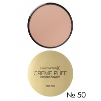 Max Factor Creme Puff Pressed Powder компактна пудра 50 натуральний