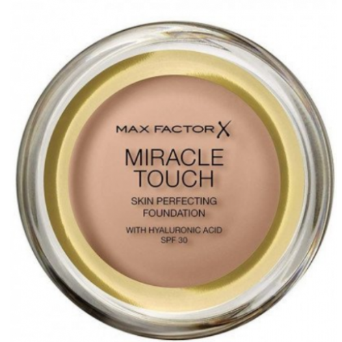 Max Factor Miracle Touch тональний крем пудра 078 Sand Beige Skin Perfecting Foundation SPF30