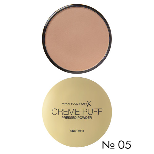Max Factor Creme Puff Pressed Powder компактна пудра 05 напівпрозорий