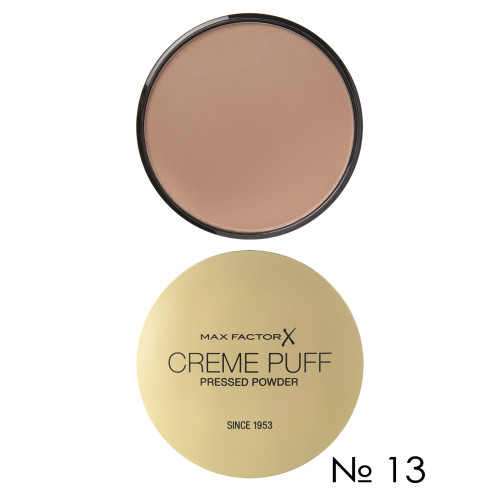 Max Factor Creme Puff Pressed Powder компактна пудра 13 сонячно-бежевий