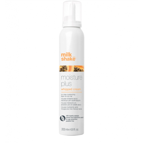 Зволожувальна пінка для сухого волосся - Milk Shake Moisture Plus Whipped Cream 200 мл
