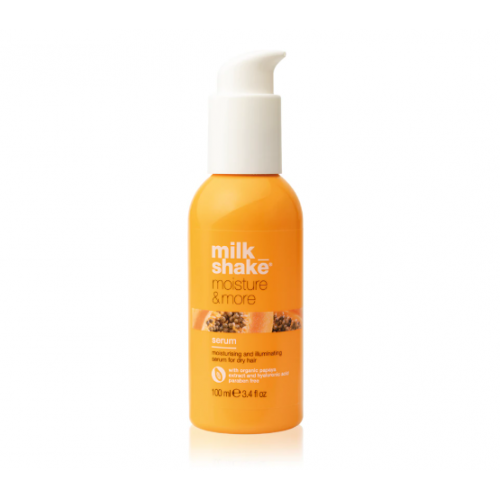 Зволожуюча сироватка для сухого волосся - Milk_Shake Moisture&More Serum 100 мл