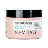 Маска для максимального зволоження сухого волосся - Nevitaly Hydra Source Moisture Plus Mask