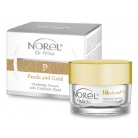 Відновлюючий крем з колоїдним золотом для зрілої шкіри - Norel Pearls and Gold Revitalizing Cream 50 мл