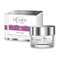 Активний відновлюючий пептидний крем для зрілої шкіри - Norel Anti-Age Active Regenerating Peptide Cream 50 мл