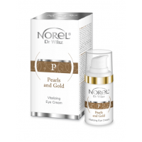 Відновлююча емульсія з колоїдним золотом - Norel Pearls and Gold Vitalizing Anti-Age Eye Emulsion 15 мл