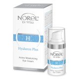Інтенсивно зволожуючий крем для області навколо очей - Norel Hyaluron Plus Aktive Moisturizing Eye Cream 15 мл