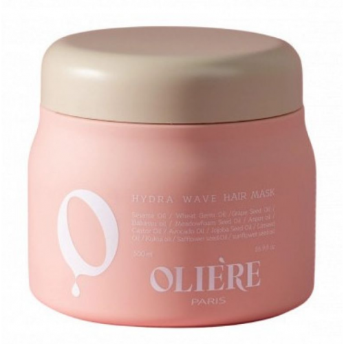Маска зволожуюча для кучерявого волосся - Oliere Paris Hydra Wave Hair Mask 500 мл
