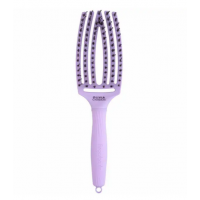 Щітка для волосся - Olivia Garden Fingerbrush Boar Nilon Medium Nineties Grape Soda
