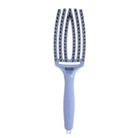 Щітка для волосся - Olivia Garden Fingerbrush Boar Nilon Medium Nineties Love Blue Щітка для волосся - Olivia Garden Fingerbrush Boar Nilon Medium Nineties Love Blue