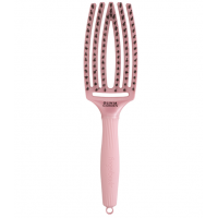 Щітка для волосся - Olivia Garden Finger brush Boar Nilon Medium Nineties Love Pink Щітка для волосся - Olivia Garden Finger brush Boar Nilon Medium Nineties Love Pink