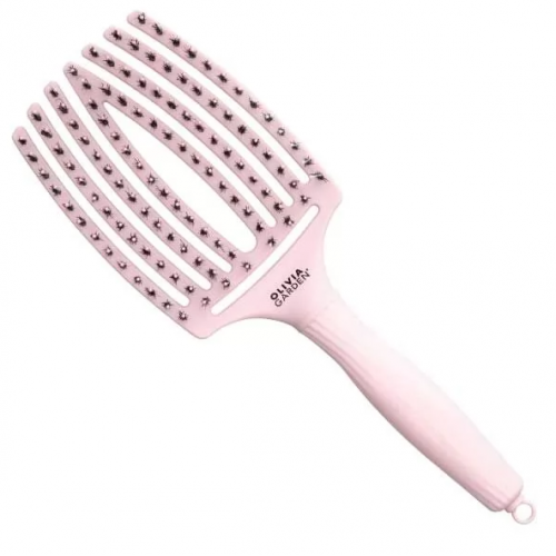 Щітка для волосся - Olivia Garden Fingerbrush Combo Large Pink