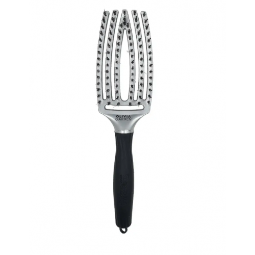 Щітка для волосся - Olivia Garden Fingerbrush Combo Puriry White Gold