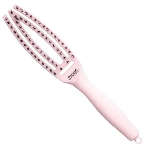 Щітка для волосся - Olivia Garden Fingerbrush Combo Small Pink