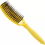 Щітка вигнута продувна з комбінованою щетиною - Olivia Garden Finger Brush Combo Nineties Sweet Lemonade