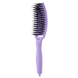 Щітка вигнута продувна з комбінованою щетиною - Olivia Garden Fingerbrush Bloom Lavender