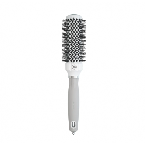 Термобрашинг для волосся 35 мм - Olivia Garden Expert Blowout Grip Wavy Bristles White Grey