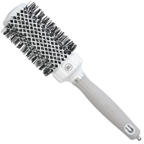 Термобрашинг для волосся 45 мм - Olivia Garden Expert Blowout Grip Wavy Bristles White Grey