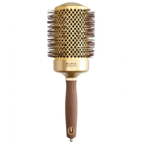 Термобрашинг для волосся 65 - Olivia Garden Expert Blowout Shine Wavy Bristles Gold Brown