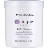 Поживна маска для сухого та пошкодженого волосся - Professional C Cinque Milk Honey Mask 1000 мл