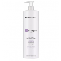 Поживний шампунь для сухого та пошкодженого волосся - Professional C Cinque Salon Milk & Honey Nourishing Shampoo 1000 мл Поживний шампунь для сухого та пошкодженого волосся - Professional C Cinque Salon Milk & Honey Nourishing Shampoo 1000 мл