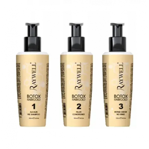 Набір для ботоксу волосся - Raywell Botox Hairgold Kit 1 шт