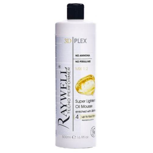 Освітлююча олія - Raywell 3D Plex Super Lightening Oil Mousse 500 мл