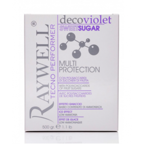 Освітлююча пудра, фіолетова - Raywell Deco Violet Sweet Sugar 500 г Освітлююча пудра, фіолетова - Raywell Deco Violet Sweet Sugar 500 г