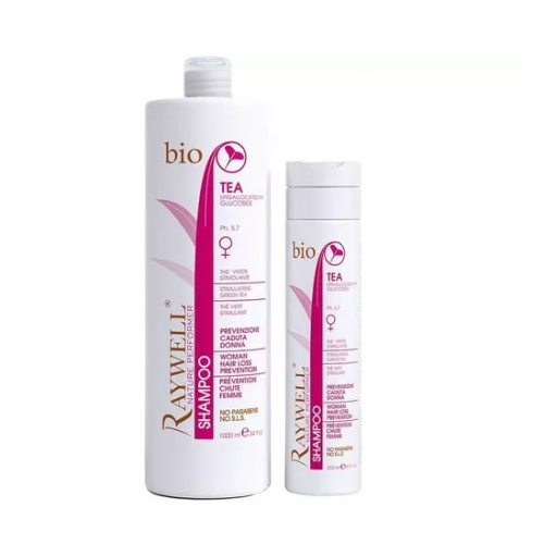 Жіночий шампунь проти випадіння волосся - Raywell Bio Tea Shampoo