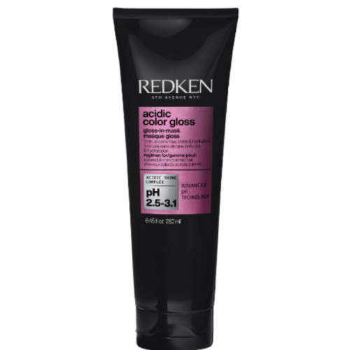 Маска 1-хвилинної дії для сяяння фарбованого волосся - Redken Acidic Color Gloss Mask 250 мл Маска 1-хвилинної дії для сяяння фарбованого волосся - Redken Acidic Color Gloss Mask 250 мл