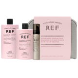Тревел набір для блиску фарбованого волосся - REF Beauty Bag lluminate Color