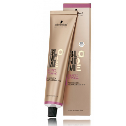 Бондінг-крем для волосся в пастельних відтінках - Schwarzkopf Professional BlondMe Pastel Toning 60 мл