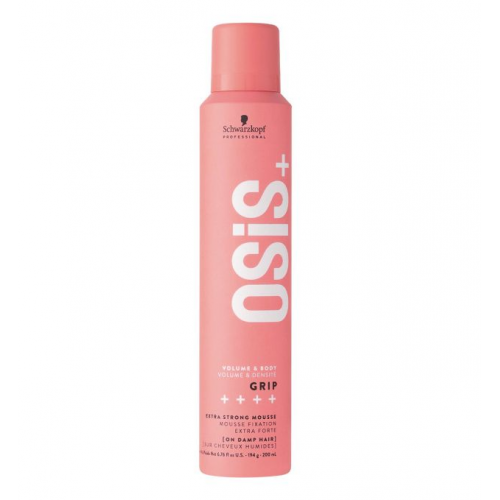 Мус ультрасильної фіксації для волосся - Schwarzkopf Osis Grip Extra Strong Mousse 200 мл