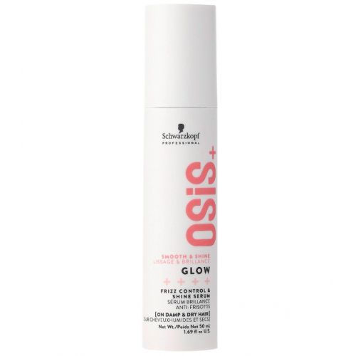 Сироватка проти завитків - Schwarzkopf Osis Glow Anti-Frizz Serum 50 мл