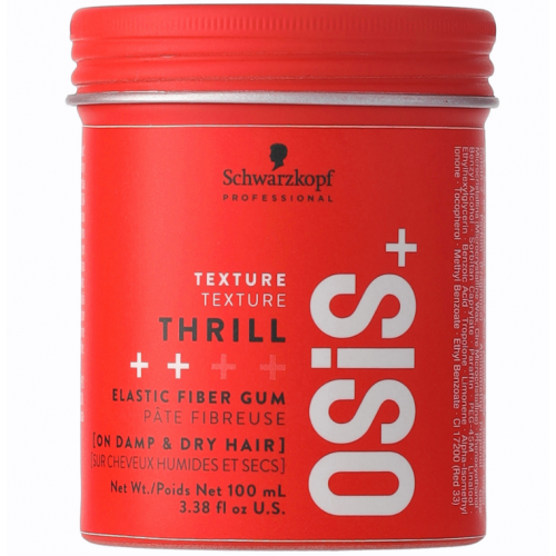 Волокниста текстуруюча паста для волосся - Schwarzkopf Osis+ Thrill Elastic Fiber Gum 100 мл