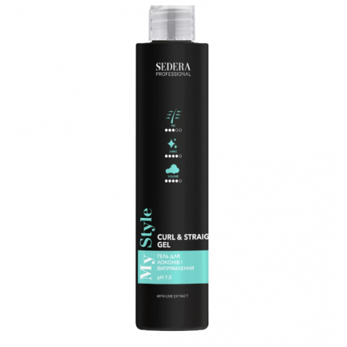 Гель для локонів і випрямлення волосся - Sedera Professional My Style Curls And Straightening Gel 250 мл