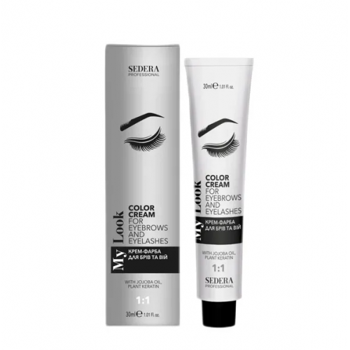Крем-фарба для брів та вій - SEDERA Professional My Look Color Cream 30 мл