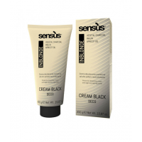 Чорний освітлюючий крем з Рослинним вугіллям 7 тонів - Sensus Vegan Cream Plus Deco InBlonde Black 450 гр
