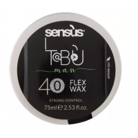 Чорний віск для волосся - Sensus Tabu Black Wax 40 75 мл Чорний віск для волосся - Sensus Tabu Black Wax 40 75 мл