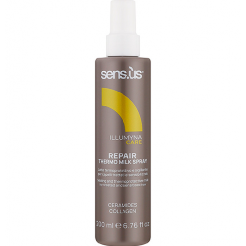 Відновлююче молочко-спрей для пошкодженого волосся - Sensus Illumyna Repair Thermo Milk Spray 200 мл