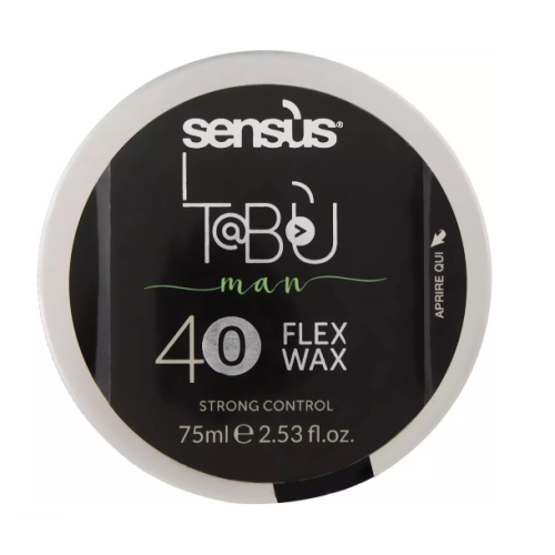 Чорний віск для волосся - Sensus Tabu Black Wax 40 75 мл