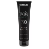 Модулюючий гель для волосся - Sensus Tabu Medium Black Gel 30 150 мл